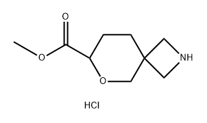 methyl 6-oxa-2-azaspiro[3.5]nonane-7-carboxylate hydrochloride 구조식 이미지