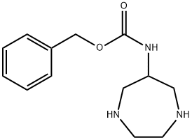 benzyl N-(1,4-diazepan-6-yl)carbamate Structure