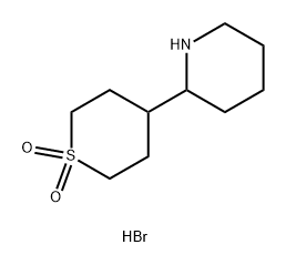 4-(piperidin-2-yl)-1lambda6-thiane-1,1-dione hydrobromide Structure