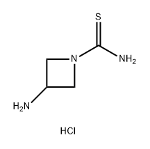 3-aminoazetidine-1-carbothioamide hydrochloride Structure