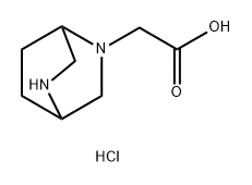 2-{2,5-diazabicyclo[2.2.2]octan-2-yl}acetic acid dihydrochloride 구조식 이미지