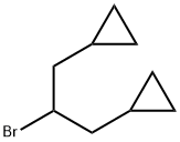 (2-bromo-3-cyclopropylpropyl)cyclopropane Structure