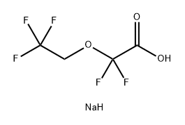 sodium 2,2-difluoro-2-(2,2,2-trifluoroethoxy)acetate Structure