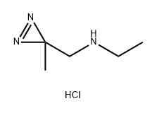 ethyl[(3-methyl-3H-diazirin-3-yl)methyl]amine hydrochloride Structure