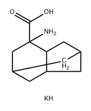 potassium 4-aminotricyclo[4.3.1.0,3,8]decane-4-carboxylate Structure