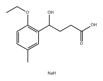 sodium 4-(2-ethoxy-5-methylphenyl)-4-hydroxybutanoate Structure