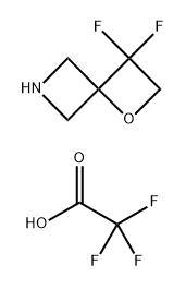 3,3-difluoro-1-oxa-6-azaspiro[3.3]heptane, trifluoroacetic acid 구조식 이미지