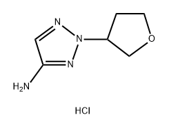 2-(oxolan-3-yl)-2H-1,2,3-triazol-4-amine hydrochloride Structure