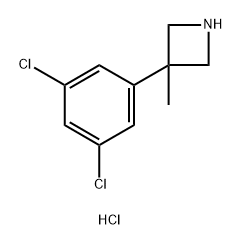 3-(3,5-dichlorophenyl)-3-methylazetidine hydrochloride Structure