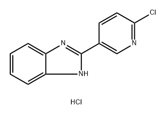 2-(6-chloropyridin-3-yl)-1H-1,3-benzodiazole hydrochloride Structure