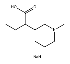 sodium 2-(1-methylpiperidin-3-yl)butanoate Structure