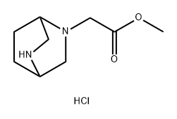 methyl 2-{2,5-diazabicyclo[2.2.2]octan-2-yl}acetate dihydrochloride Structure