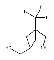 (4-(Trifluoromethyl)-2-azabicyclo[2.1.1]hexan-1-yl)methanol Structure