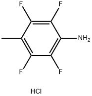 Benzenamine, 2,3,5,6-tetrafluoro-4-methyl-, hydrochloride (1:1) Structure