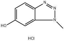 1-methyl-1H-1,2,3-benzotriazol-6-ol hydrochloride Structure