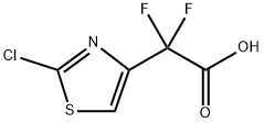 2-(2-chloro-1,3-thiazol-4-yl)-2,2-difluoroacetic acid Structure