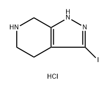 3-iodo-1H,4H,5H,6H,7H-pyrazolo[3,4-c]pyridine dihydrochloride Structure