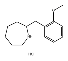 2-[(2-methoxyphenyl)methyl]azepane hydrochloride Structure