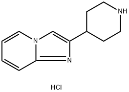 4-{imidazo[1,2-a]pyridin-2-yl}piperidine dihydrochloride Structure