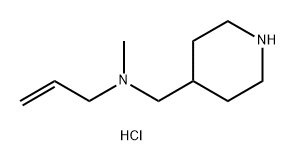 methyl[(piperidin-4-yl)methyl](prop-2-en-1-yl)amine dihydrochloride Structure