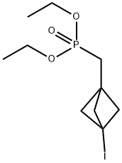 diethyl ({3-iodobicyclo[1.1.1]pentan-1-yl}methyl)phosphonate 구조식 이미지