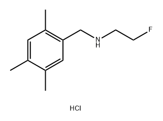 (2-fluoroethyl)[(2,4,5-trimethylphenyl)methyl]amine hydrochloride Structure