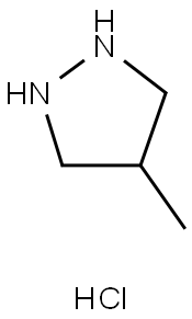 4-methylpyrazolidine dihydrochloride Structure