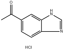 1-(1H-1,3-benzodiazol-5-yl)ethan-1-one hydrochloride Structure