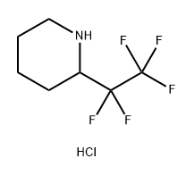 2-(1,1,2,2,2-pentafluoroethyl)piperidine
hydrochloride Structure