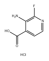 3-amino-2-fluoropyridine-4-carboxylic acid hydrochloride Structure