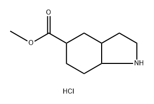 methyl octahydro-1H-indole-5-carboxylate hydrochloride Structure