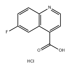 6-fluoroquinoline-4-carboxylic acid hydrochloride Structure