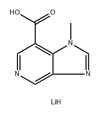 lithium(1+) 1-methyl-1H-imidazo[4,5-c]pyridine-7-carboxylate 구조식 이미지