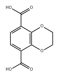 2,3-Dihydrobenzo[b][1,4]dioxine-5,8-dicarboxylic acid Structure