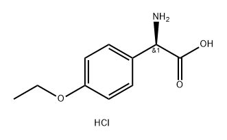 (R)-2-amino-2-(4-ethoxyphenyl)acetic acid hydrochloride Structure