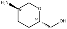 trans-(5-Amino-tetrahydro-pyran-2-yl)-methanol Structure