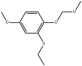 2-(Ethylthio)-4-methoxy-1-(methoxymethoxy)benzene Structure