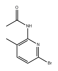 N-(6-bromo-3-methylpyridin-2-yl)acetamide Structure