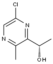 (S)-1-(6-Chloro-3-methylpyrazin-2-yl)ethan-1-ol Structure