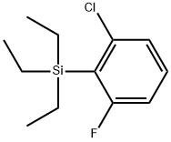 (2-chloro-6-fluorophenyl)triethylsilane Structure