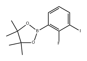 2-(2-Fluoro-3-iodophenyl)-4,4,5,5-tetramethyl-1,3,2-dioxaborolane Structure