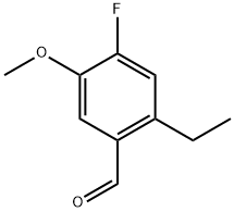 2-Ethyl-4-fluoro-5-methoxybenzaldehyde Structure