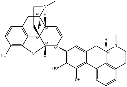 4H-Dibenzo[de,g]quinoline-10,11-diol, 9-[(5α,6α)-7,8-didehydro-4,5-epoxy-17-methylmorphinan-6-yl]-5,6,6a,7-tetrahydro-6-methyl-, (6aR)- Structure