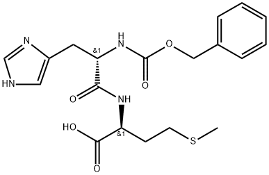 Methionine, N-(N-carboxy-L-histidyl)-, N-benzyl ester, L- (8CI) Structure