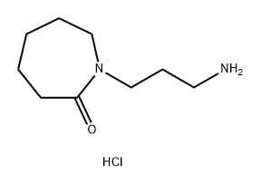 2H-Azepin-2-one, 1-(3-aminopropyl)hexahydro-, hydrochloride (1:1) Structure