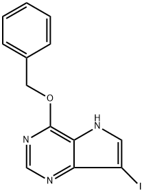 4-(benzyloxy)-7-iodo-5H-pyrrolo[3,2-d]pyrimidine Structure