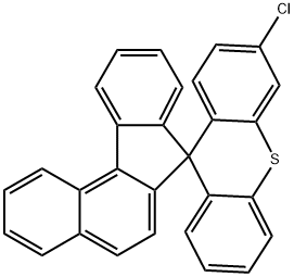 3′-Chlorospiro[7H-benzo[c]fluorene-7,9′-[9H]thioxanthene] Structure