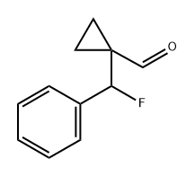 1-(Fluoro(phenyl)methyl)cyclopropanecarbaldehyde Structure