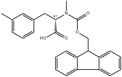 N-Fmoc-N,3-dimethyl-L-phenylalanine 구조식 이미지