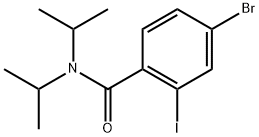 4-Bromo-2-iodo-N,N-bis(1-methylethyl)benzamide Structure